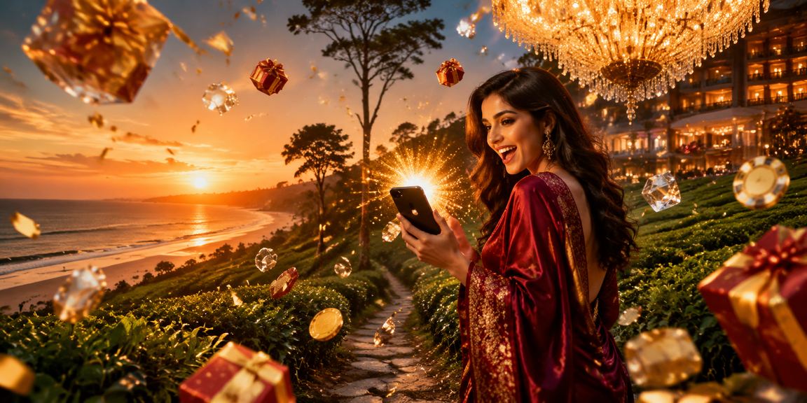 কক্স বাজারের মোবাইল ক্যাসিনো সহ চা বাগানের সজীব দৃশ্য